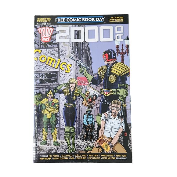 2000 AD 2016 Free Comic Book Day Collector Bagged Boarded - Picture 1 of 2